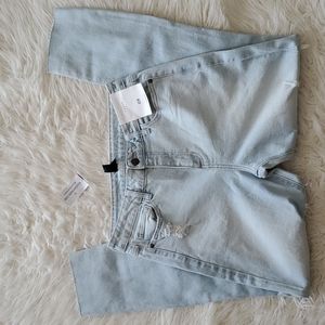 Windsor Cello Jeans Distressed Denim Light Wahed Women Pants Size 09